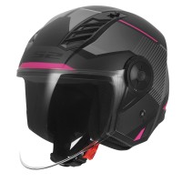 Casco LS2 OF616 Airflow 2 Solar rosa opaco
