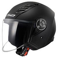 Casco Ls2 Of616 Airflow 2 Solid Nero Opaco