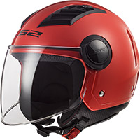 Casque Ls2 Airflow L Of562 Solid Rouge
