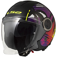 Ls2 Of620 Classy Palm Helmet Black