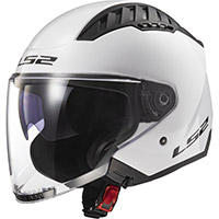 Ls2 Of600 Copter 2 Solid Helmet White