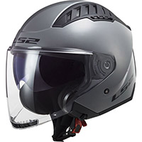 Ls2 Of600 Copter 2 Solid Helmet Nardo Grey