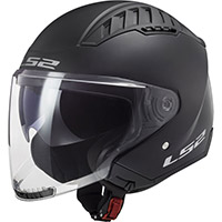 Casco Ls2 Of600 Copter 2 Solid Nero Opaco