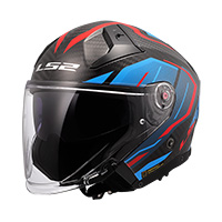 Casco Ls2 Of603 Infinity 2 Carbon Urus Blu