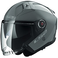 Ls2 Of603 Infinity 2 Solid Helmet Nardo Grey