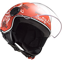 Casco Skater LS2 Sphere Lux Of558 rojo opaco