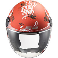 Casco Skater LS2 Sphere Lux Of558 rojo opaco - 3