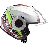 LS2 VersoOF570スプリングヘルメットホワイトピンク