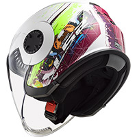 LS2 VersoOF570スプリングヘルメットホワイトピンク - 3