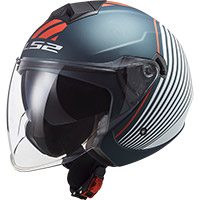 Ls2 Of573 Twister 2 Luna Helmet Matt Blue White