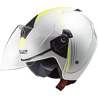 Ls2 Of573 Twister 2 Luna Helmet White Silver