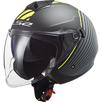 Ls2 Of573 Twister 2 Luna Helmet Black Matt Titanium