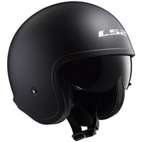 Ls2 Of599 Spitfire Solid Black Matt