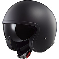 Casco Ls2 Of599 Spitfire 2 Solid Nero Opaco