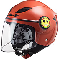 Casque Enfant Ls2 Of602 Funny Solid Rouge