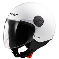 Casco LS2 OF558 Sphere 2 Solid bianco