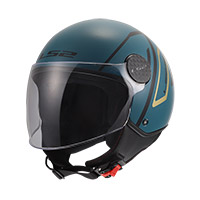 Casque LS2 OF558 Sphere Lux 2 Minim teal bleu