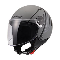 Casque LS2 OF558 Sphere Lux 2 Minim gris mat