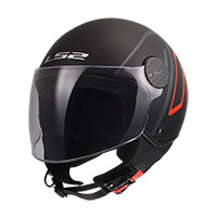 Casque LS2 OF558 Sphere Lux 2 Minim rouge mat