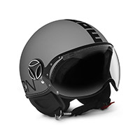 Casco Jet Momo Design Fgtr Evo Titanio Opaco