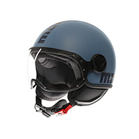 Casque Momodesign Fgtr Classic 2206 Mono Bleu Mat