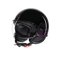 Casco Momodesign Fgtr Classic 2206 Stripes Fucsia