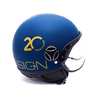 Momo Design Fgtr Classic Heritage Helmet Blue Matt