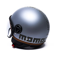 Momo Design Fgtr Classic Heritage Helmet Grey