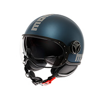 Casco Momodesign Fgtr Evo 2206 Mono Blu Opaco