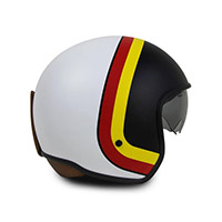 Momo Design Zero Heritage Helm weiß gelb - 2