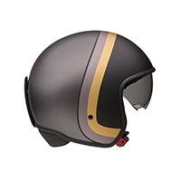 Momo Design Zero Heritage Helmet Anthracite Gold