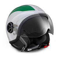 Casco Momo Design Avio Verde Bianco Rosso