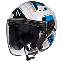 Mt Helmets Avenue Sv Sideway C7 White Blue
