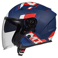 Mt Helmets Avenue Sv Sideway J0 Matt Blue Red