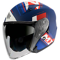 Mt Helmets Avenue Sv Sideway J0 Matt Blue Red