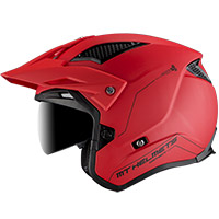 Casco Mt Helmets District Sv Solid A5 Rosso Opaco