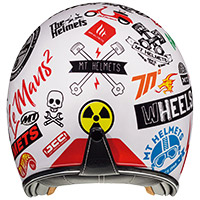 Mt Helmets Le Mans 2 Sv Anarchy A0 blanco - 3
