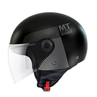 Casco Mt Helmets Street S Inboard D2 negro opaco