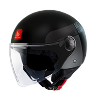 Mt Helmets Street S Inboard D2 Helmet Black Matt