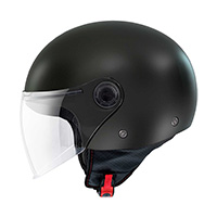 Casco Mt Helmets Street S Solid A1 negro brillante