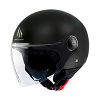 Casco Mt Helmets Street S Solid A1 negro opaco