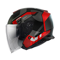 Mt Helmets Thunder 3 Sv Jet Silton B5 Red
