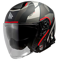 Casco Mt Helmets Thunder 3 Sv Jet Bow A5 Rosso