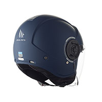 Casque Mt Helmets Viale Sv Solid A7 Bleu Mat