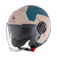 Casco Mt Helmets Viale Sv S Beta E7 Beige Opaco