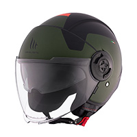 Casque Mt Helmets Viale Sv S Beta A6 Vert Mat