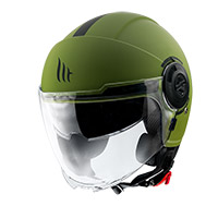 Casque Mt Helmets Viale Sv S Solid A6 Vert Mat