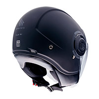 Casco Mt Helmets Viale SV S Solid A1 negro brillante