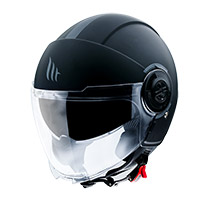 Casque Mt Helmets Viale Sv S Solid A1 Noir Mat