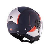 Casco Mt Helmets Viale Sv S Unit D7 Blu Opaco - img 2